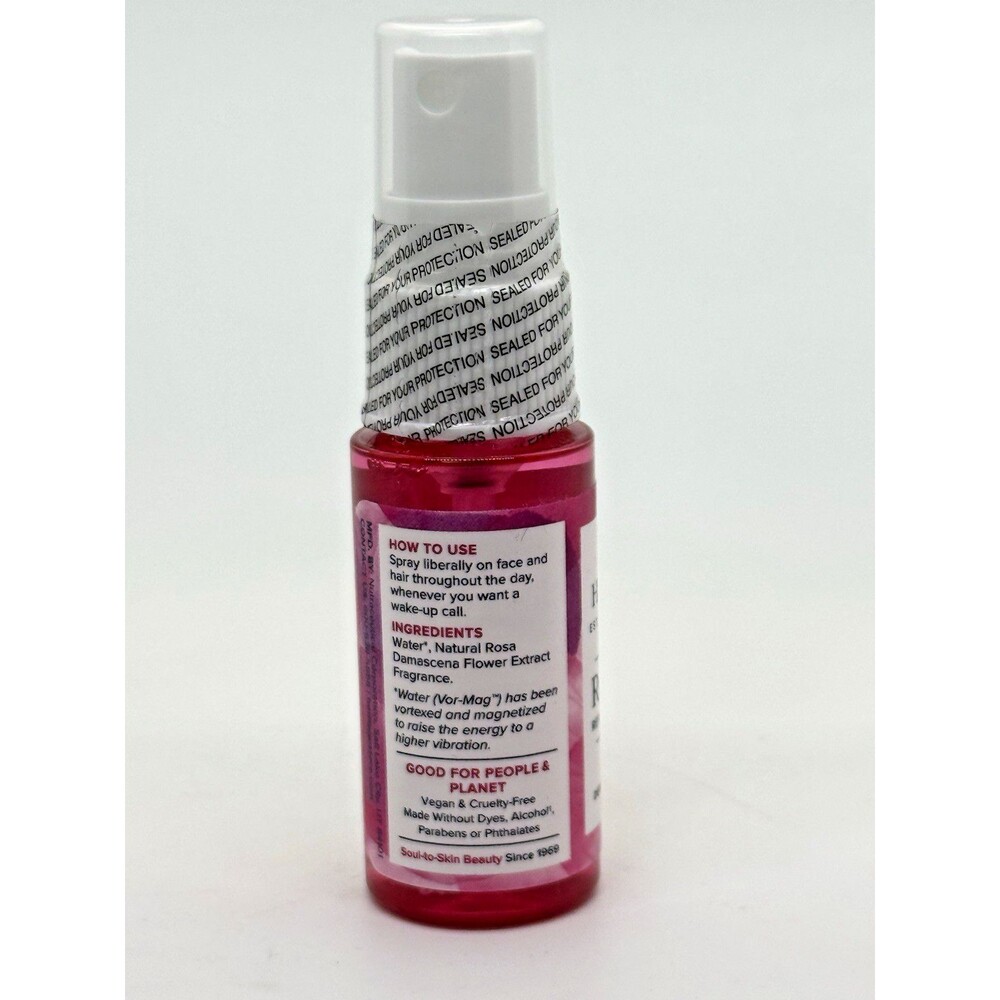 NEW Rosewater Facial‎ Mist 1 floz e 30 mL Hydrating Rose Petals Spray Heritage - Picture 2 of 5